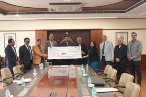 Chandigarh International Airport Limited (CHIAL) presented an Interim Dividend of ₹39.55 Cr for FY 2025–26 to the Hon’ble Chairman, AAI, Shri Vipin Kumar