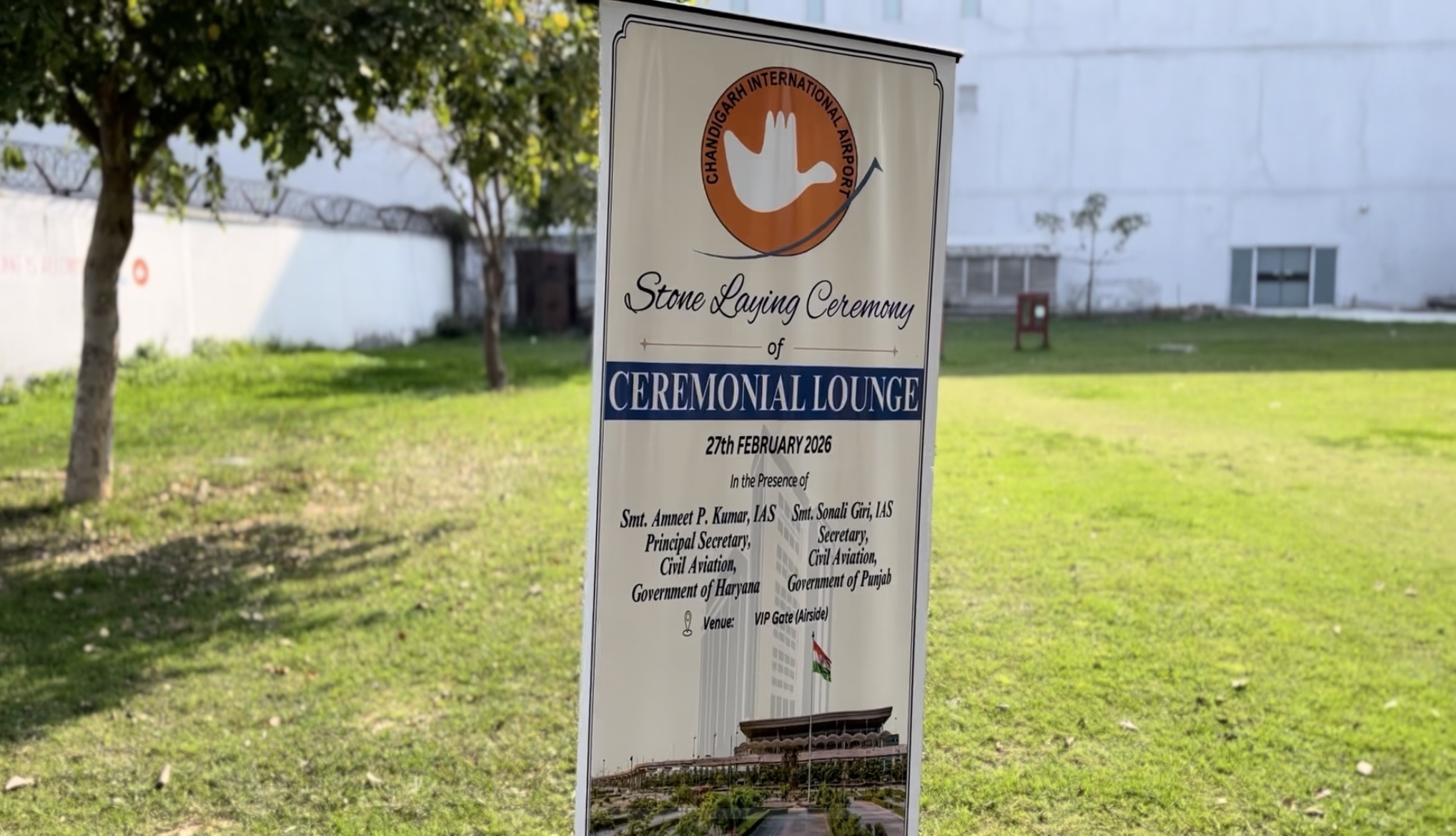 Foundation Stone Laid for Ceremonial Lounge